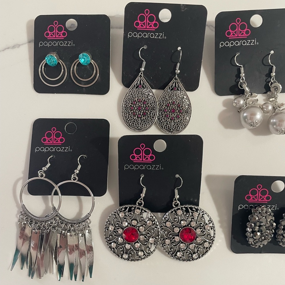 PAPARAZZI Boho Earrings 15 Pairs - Picture 2 of 11
